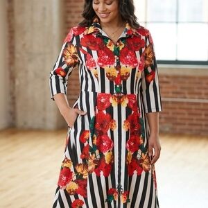 CBR Pink Floral Short Sleeve Sleep Tee